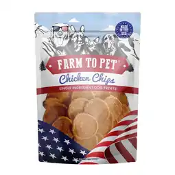 Walmart Farm To Pet American Made Chicken Training Treats for Dogs, 4oz offer
