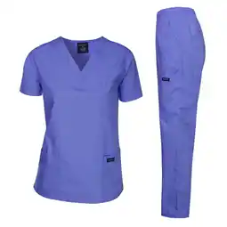Walmart Dagacci Medical Uniform Unisex Scrubs Set Scrub Top and Pants offer