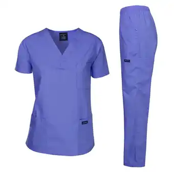 Walmart Dagacci Medical Uniform Unisex Scrubs Set Scrub Top and Pants offer