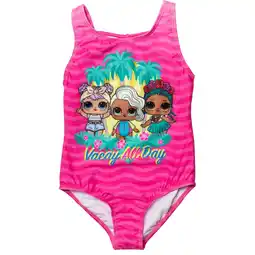 Walmart LOL Surprise Dolls Vacay All Day One Piece Youth Swimsuit-6X offer