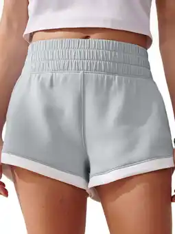 Walmart Rosvigor Womens High Waisted Shorts Cotton Shorts for Women Casual Shorts with Pockets offer