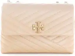 Walmart Tory Burch Kira Devon Sand Chevron Leather Shoulder Chain Bag Quilted Design New offer