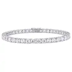 Walmart 14-1/4 Carat T.G.W. Created White Sapphire Sterling Silver Tennis Bracelet offer