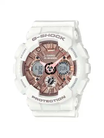 Walmart Casio G-Shock Women's Shock Resistant 200 Meter Water Resitant Watch, ( Model GMA-S120MF-7A2CR) offer