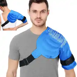 Walmart LotFancy Shoulder Ice Pack, Reversible Cold Compress for Rotator Cuff Pain Relief, Surgery Recovery offer