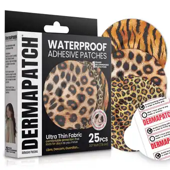 Walmart Dermapatch - Waterproof CGM Adhesive Patches - Animal Skin Prints 25PCs offer