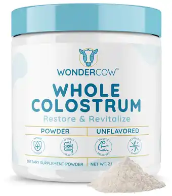 Walmart Wondercow Bovine Colostrum Supplement Powder for Gut Health & Immune Support, Unflavored 30 Servings offer