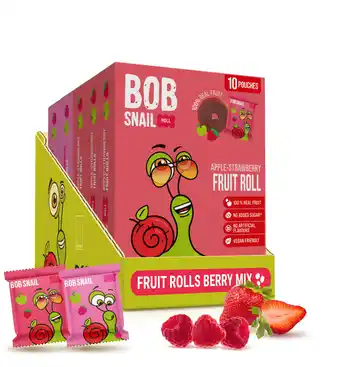 Walmart Bob Snail Berry Mix Gluten-Free Fruit Roll Ups, 50 Pieces offer