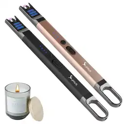 Walmart SUPRUS Candle Lighter Flameless with LED Light for Candle, HY511 Black&Gold offer