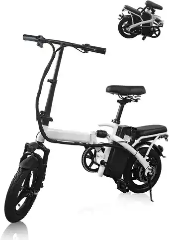 Walmart APYEAR 14 Folding Electric Bike 22 Miles, 350W Electric Bicycle for Adults, Suitable for Commuting offer