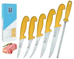 Walmart SMI 8 in Professional Solingen Germany Steel Chef Knives Set, 6 Piece offer