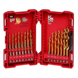 Walmart Milwaukee 48-89-4631 SHOCKWAVE RED HELIX Titanium Drill Bit Set, 23pc offer