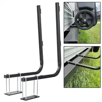 Walmart Kojem 4 4-1/2 Camper RV Bumper Mount Tote Tank Carrier Rack Camco Rhino Secure Holder in Place offer