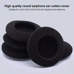 Walmart Fairnull 2Pcs 3.5/4.5/5/5.5/6cm Headphone Ear Sponge Pads Replacement Headset Accessory offer
