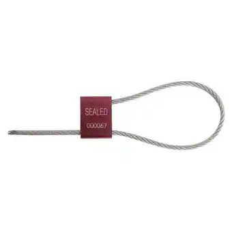 Walmart Tydenbrooks FS 50 Cable Seals,Red,PK200 1061007 offer