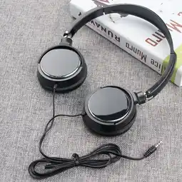 Walmart Fairnull Universal Headphone Over Ear HiFi Stereo Sound Portable Wired Headset for Mobile Phone offer