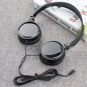 Walmart Fairnull Universal Headphone Over Ear HiFi Stereo Sound Portable Wired Headset for Mobile Phone offer