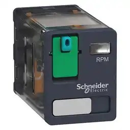 Walmart Schneider Electric General Purpose Relay, 24VDC, 15A, 8Pins RPM21BD offer