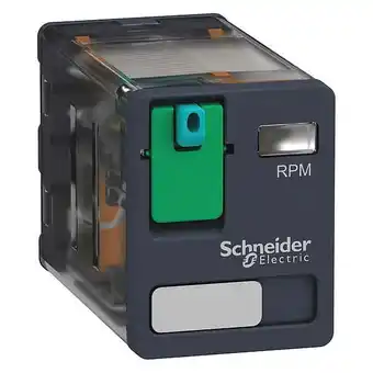 Walmart Schneider Electric General Purpose Relay, 24VDC, 15A, 8Pins RPM21BD offer