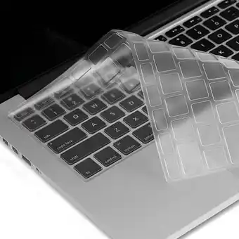 Walmart Fairnull Flexible Utra Thin Clear TPU Keyboard Cover Skin for MacBook Air Pro 11/13 Inch offer