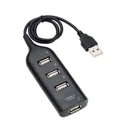 Walmart ASKMZ 4-Port USB Hub High-Speed 2.0 Splitter Adapter PC/Laptop Expansion for Multiple Devices offer
