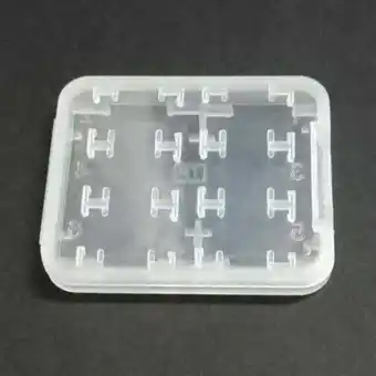 Walmart ASKMZ Multifunctional Clear Memory Card Case Holder SD TF SDHC Storage Box Protector Portable offer