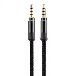 Walmart Fairnull Audio Line Firm Corrosion-resistant Metal Firm Braided Stereo Cord for MP3 offer