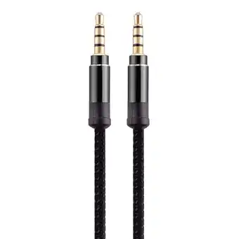 Walmart Fairnull Audio Line Firm Corrosion-resistant Metal Firm Braided Stereo Cord for MP3 offer