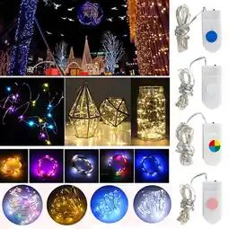 Walmart Fairnull 6ft 20 LED Battery Powered String Lamp Party Festival Decor Mini Fairy Light offer