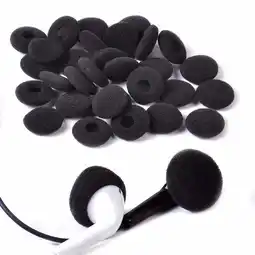 Walmart Fairnull 30Pcs Earphone Pads Cushion Anti-slip Flexible Sponge Soft Durable Earpad for Headphone offer