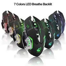 Walmart ASKMZ Silent Ergonomic Wireless Optical Mouse 2400 DPI 6 Keys with USB Receiver offer