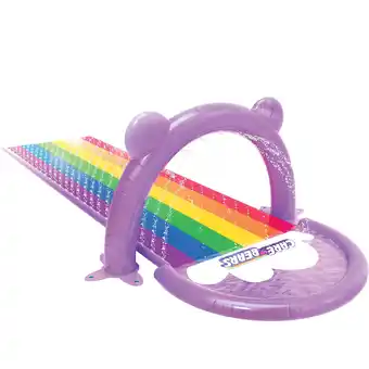 Walmart Care Bears Dual Lane Sprinkler Water Slide offer