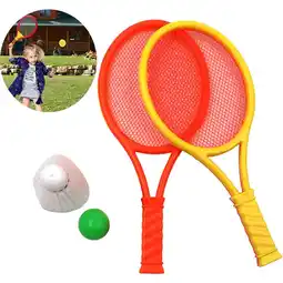 Walmart Cheers.US Soft Tennis Rackets Set Soft Tennis and Badminton Set for Outdoor Garden Game Children Toy offer