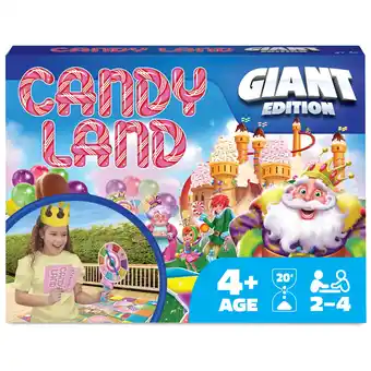 Walmart Spin Master Games, Candy Land Giant Edition Board Game, for Ages 4 and up offer