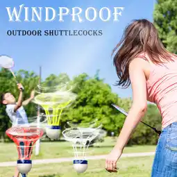 Walmart Latrodar Windproof Outdoor Shuttlecocks 3PCS, For Training Badminton Nylon Reduced Price offer