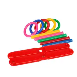 Walmart Family Ring Toss Game Set - Outdoor & Indoor Backyard Toy for Kids and Adults with 5 Colorful Rings offer