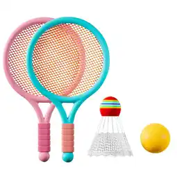 Walmart SIEYIO Kids Tennis Rackets, Soft Training Balls Badminton Shuttlecocks Tennis Racquets offer