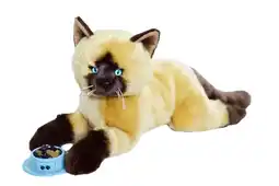Walmart Auswella Plush 19 Inch Siamese Cat Plush Stuffed Animal offer