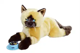 Walmart Auswella Plush 19 Inch Siamese Cat Plush Stuffed Animal offer