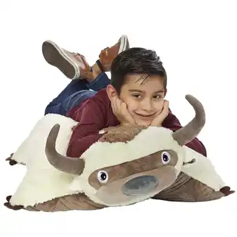 Walmart Pillow Pets 30 Jumboz Appa Stuffed Animal, Nickelodeon Avatar: The Last Airbender Plush Toy, White offer