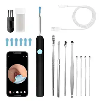 Walmart Ear Wax Removal Tool Camera, Upgrade Ear Wax Removal Tool for iOS and Android (Black) offer