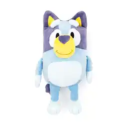 Walmart Bluey Kids Bedding Plush 17 Cuddle and Decorative Pillow Buddy, Microfiber, Blue, BBC offer