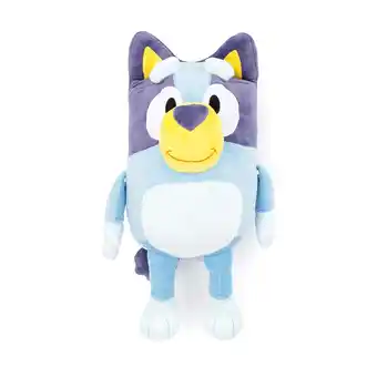Walmart Bluey Kids Bedding Plush 17 Cuddle and Decorative Pillow Buddy, Microfiber, Blue, BBC offer