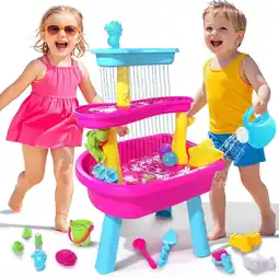 Walmart Vatos 3-Tier Toddlers Water Sand Table, Water Play Outdoot Toys for Kids Aged 3+ offer