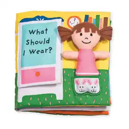 Walmart Melissa & Doug Soft Activity Baby Book - What Should I Wear? offer