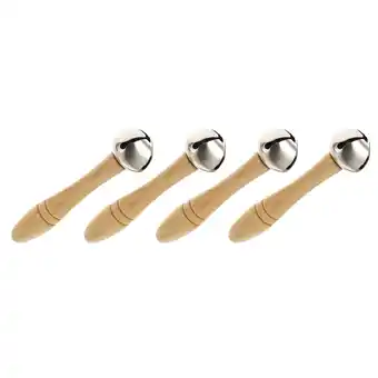 Walmart 4pcs Lovely Rattle Music Toy Hand Shaking Bell Instrument Toy for Children Toddler offer