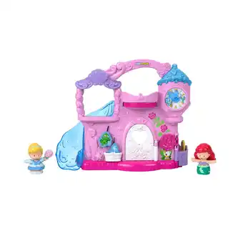 Walmart Disney Princess Play & Go Castle Little People Portable Playset & 2 Figures for Toddlers offer