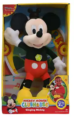 Walmart Disney Mickey Hot Dog Song 12 Inch Singing Plush Toys Kids 3 Years and Up offer