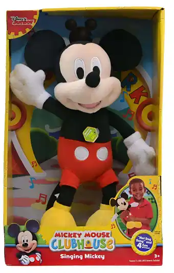 Walmart Disney Mickey Hot Dog Song 12 Inch Singing Plush Toys Kids 3 Years and Up offer