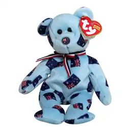 Walmart Ty Beanie Baby: Starry the Bear flag Nose - Australia Exclusive | Stuffed Animal | MWMT's offer